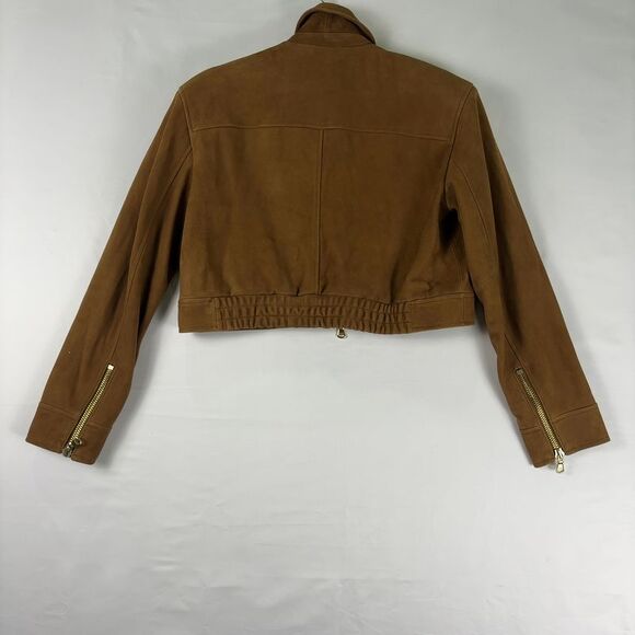 L'AGENCE Micah Oversized Suede Jacket - Picture 5 of 7